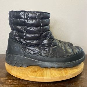 The North Face Black Puffer Boots